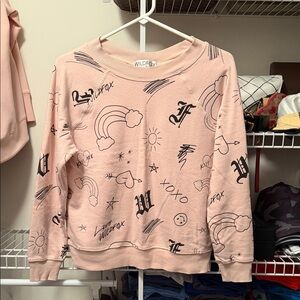 Wildfox Blush Graphic Women's Sweater
